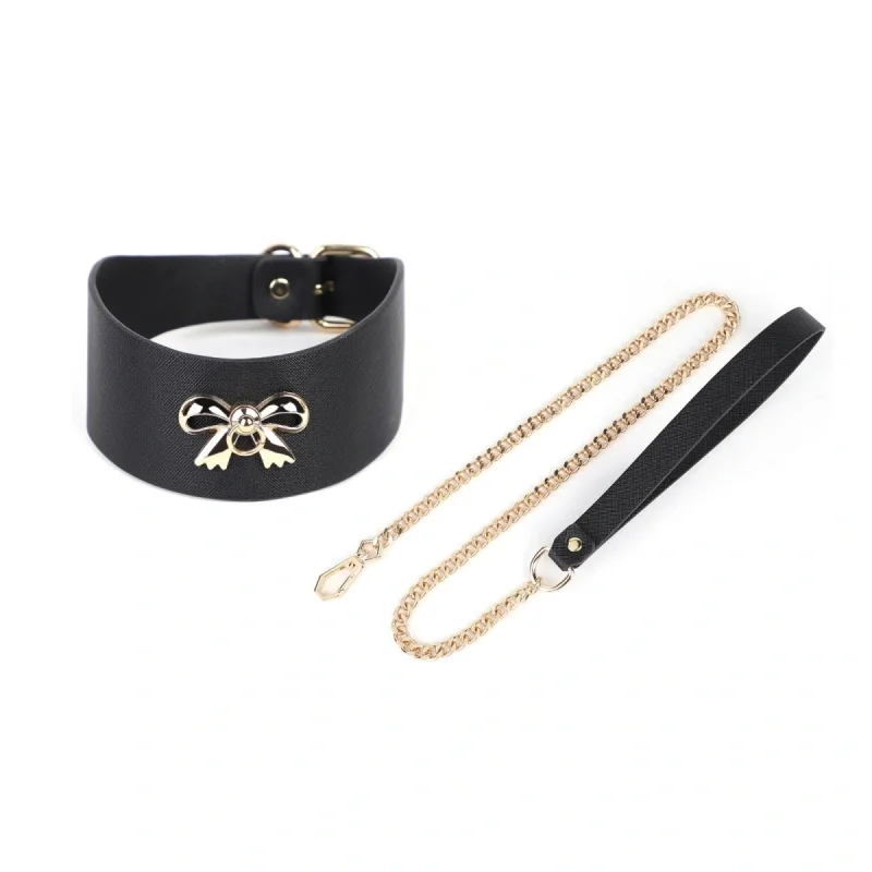 Lesa si Zgarda Beautiful Bow, Negru/Auriu