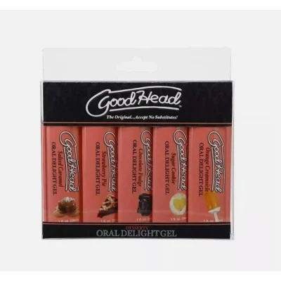 Set 5 buc Lubrifianti pe Baza de Apa, Aroma Desert, Diverse Sortimente, 5x30 ml