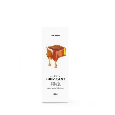 Lubrifiant pe Baza de Apa Juicy Lubricant-Creamy Caramel, 300 ml
