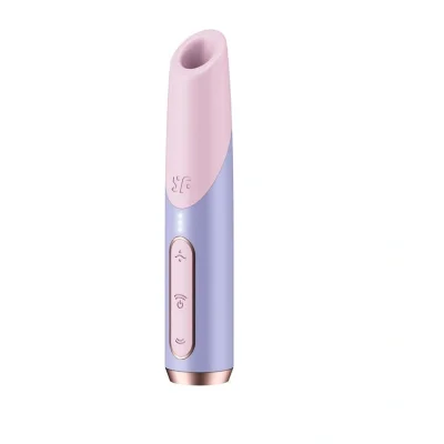 Vibrator Bold Kiss, 30 Programe Suctiune, USB, Roz/Mov, 13 cm