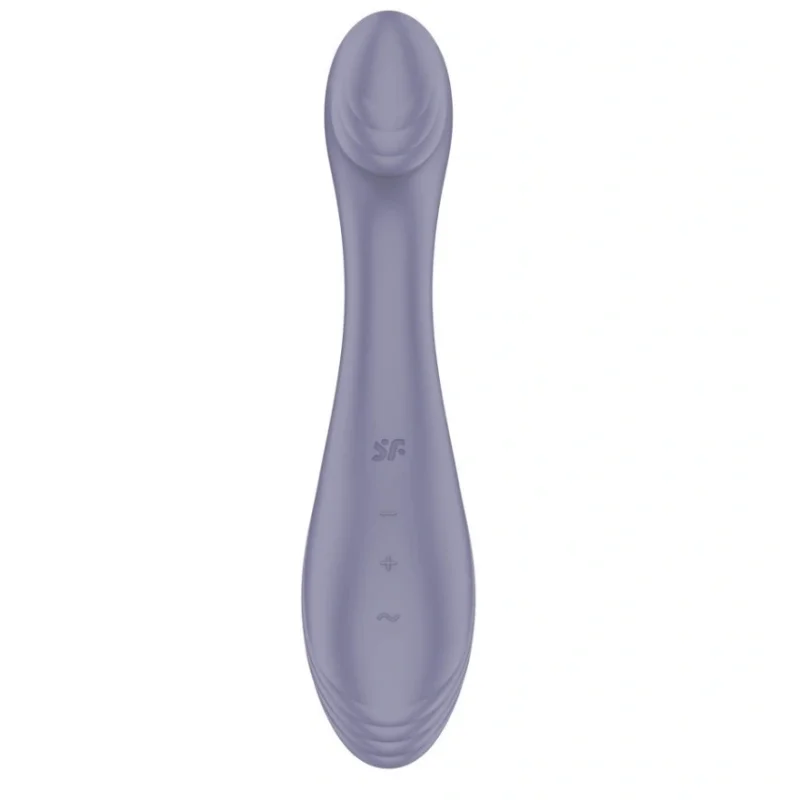 Vibrator G-Force, Punctul G, 50 Programe Vibratii, Silicon, USB, Violet, 21 cm