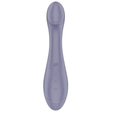 Vibrator G-Force, Punctul G, 50 Programe Vibratii, Silicon, USB, Violet, 21 cm