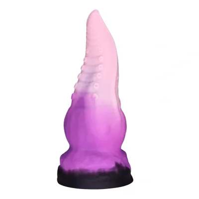 Dildo Fantasy No. 64 cu Ventuza, Silicon Lichid, Roz, 20.5 cm, Passion Labs