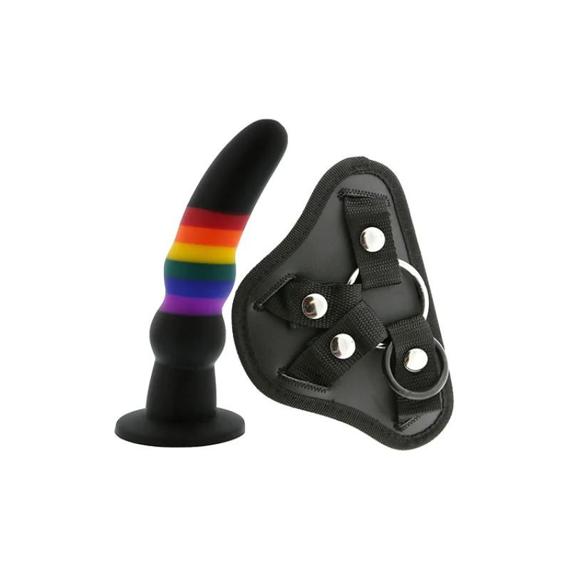 Strap-on Dildo Silicon Lichid Colourful Love