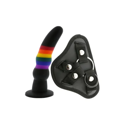Strap-on Dildo Silicon Lichid Colourful Love