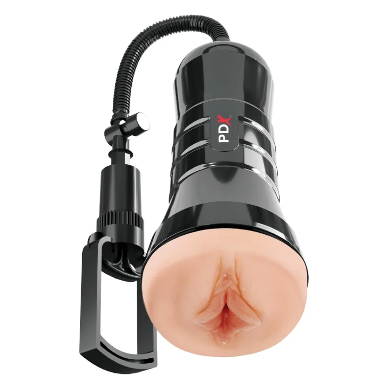 Masturbator Super Sucker XXL, Wet Pussies, Natural, 27.3 cm