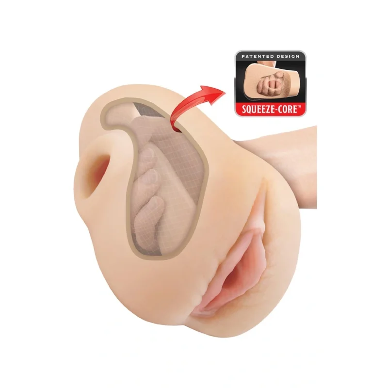 Masturbator Pussy Pounder Squeeze, Material Fanta Flesh, Natural, 1.3 kg