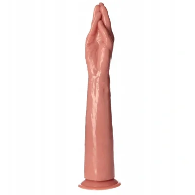 Dildo Anal Fisting Benamera cu Ventuza, PVC, Natural, 40 cm