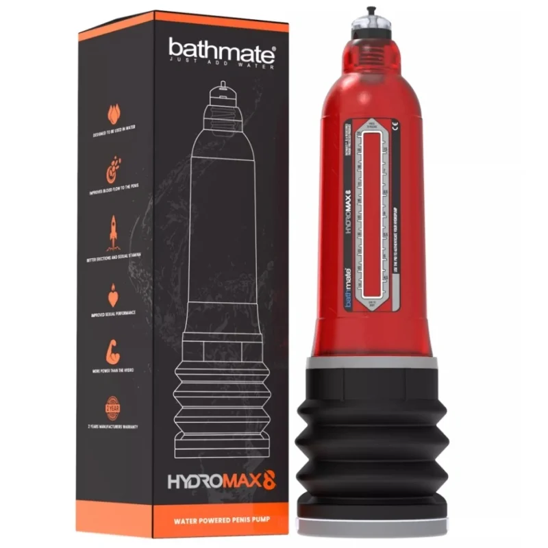 Pompa Marire Penis HYDROMAX8 Bathmate, Rosu