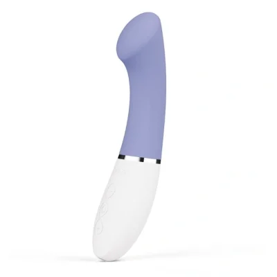 Vibrator Punctul G Gigi 3, Aplicatie Mobila Lelo Connect, Silicon, USB, Albastru, 16.3 cm