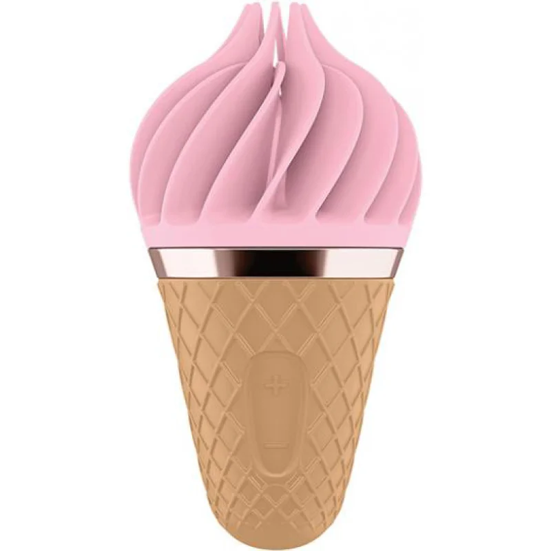 Vibrator Clitoris Sweet Treat Silicon 7 Moduri Rotatii USB Roz Satisfyer