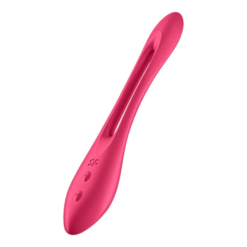 Stimulator Multifunctional Bendable Elastic Joy 10 Moduri Vibratii Silicon USB Rosu 19.9