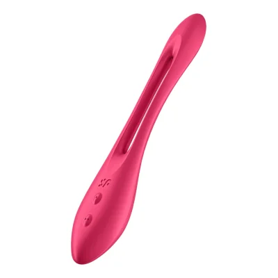 Stimulator Multifunctional Bendable Elastic Joy 10 Moduri Vibratii Silicon USB Rosu 19.9