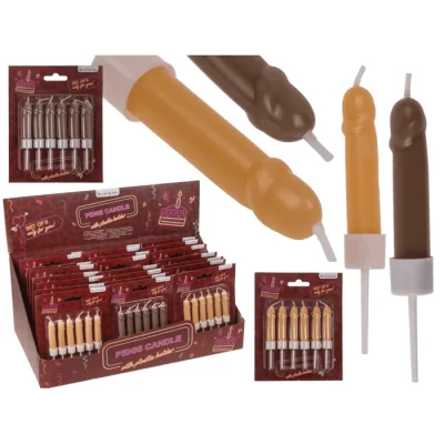 6 Lumanari pentru Tort, Forma Penis