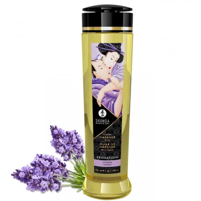Ulei de masaj Sensation Shunga Lavanda 240 ml