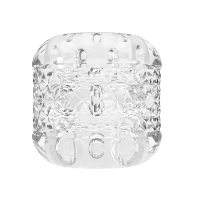 Masturbator Crystle, Super Elastic, TPE Transparent, 6 cm