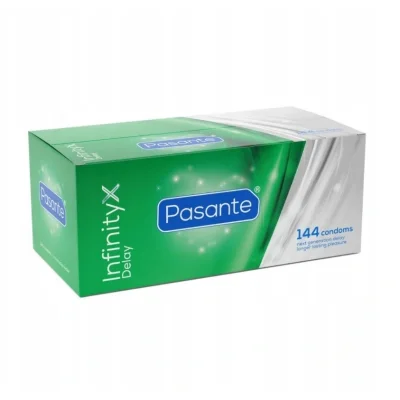 Set 144 Prezervative pentru Intarzierea Ejacularii Delay Infinity X, Latex