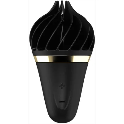 Vibrator Clitoris Sweet Treat Silicon USB Satisfyer Black