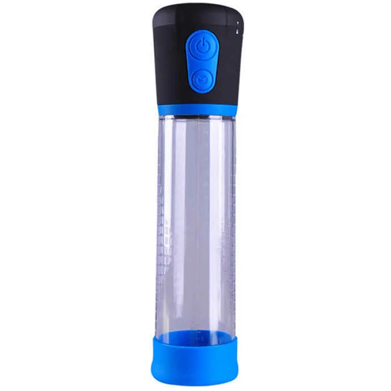 Pompa Electrica Pentru Marirea Penisului 3 Moduri Presiune Automatic Vacuum Pro Albastru