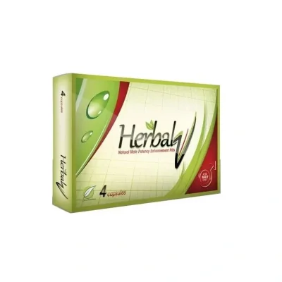 4 Capsule Herbal V pentru Erectie, Potenta, Performanta Sexuala