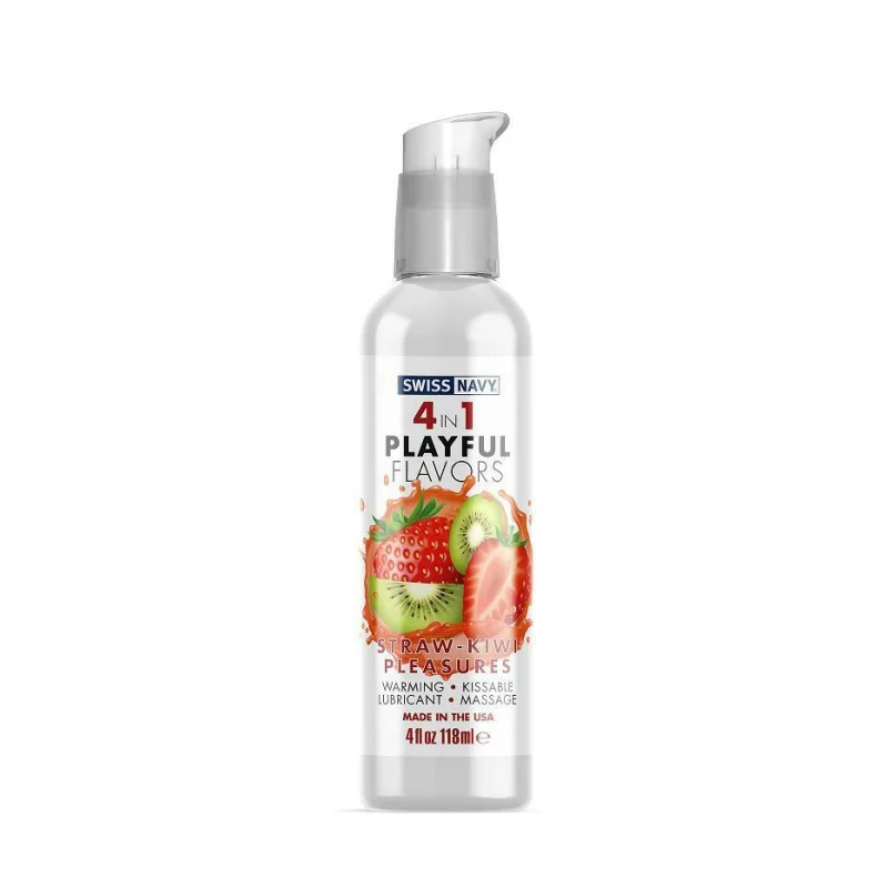Lubrifiant Playful 4 in 1 Aroma Capsuni-Kiwi 118ml